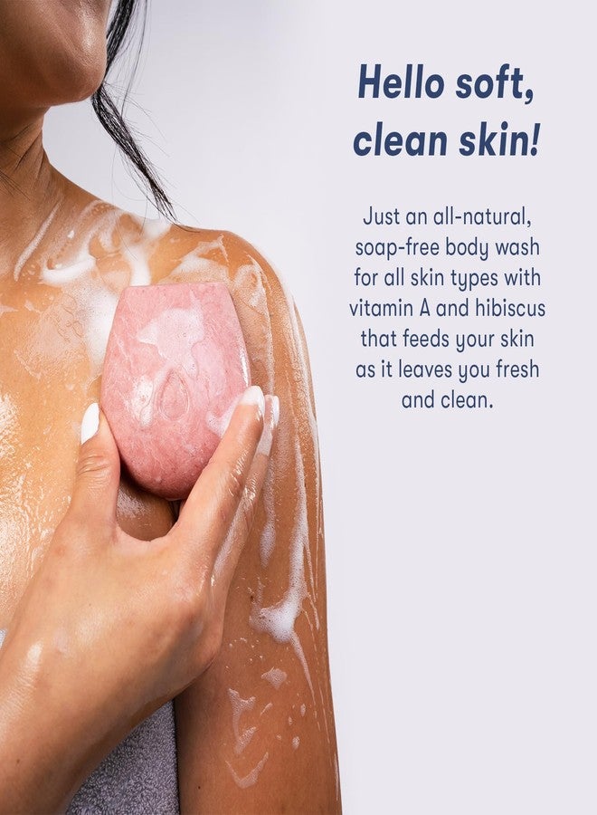 HIBAR - Nourish Solid Body Wash Bar - Replenish & Enrich - With Pomegranate Sterol & Jojoba Protein - Daily Use & Sensitive Skin - Plastic, Paraben & Soap-Free - Vegan - Black Currant + Rose - 2 PACK - Image 2